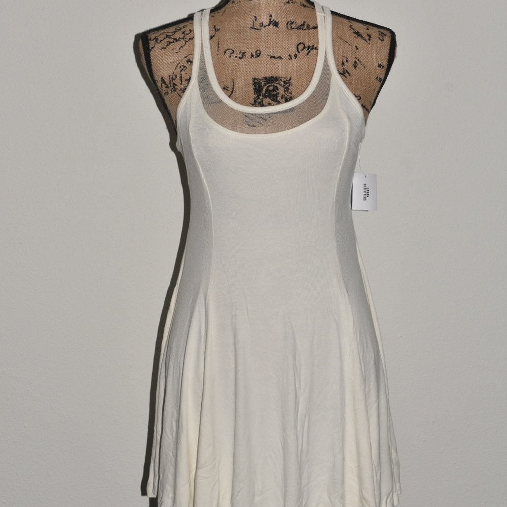 ✨Cream Mesh Racer Back Dress ✨